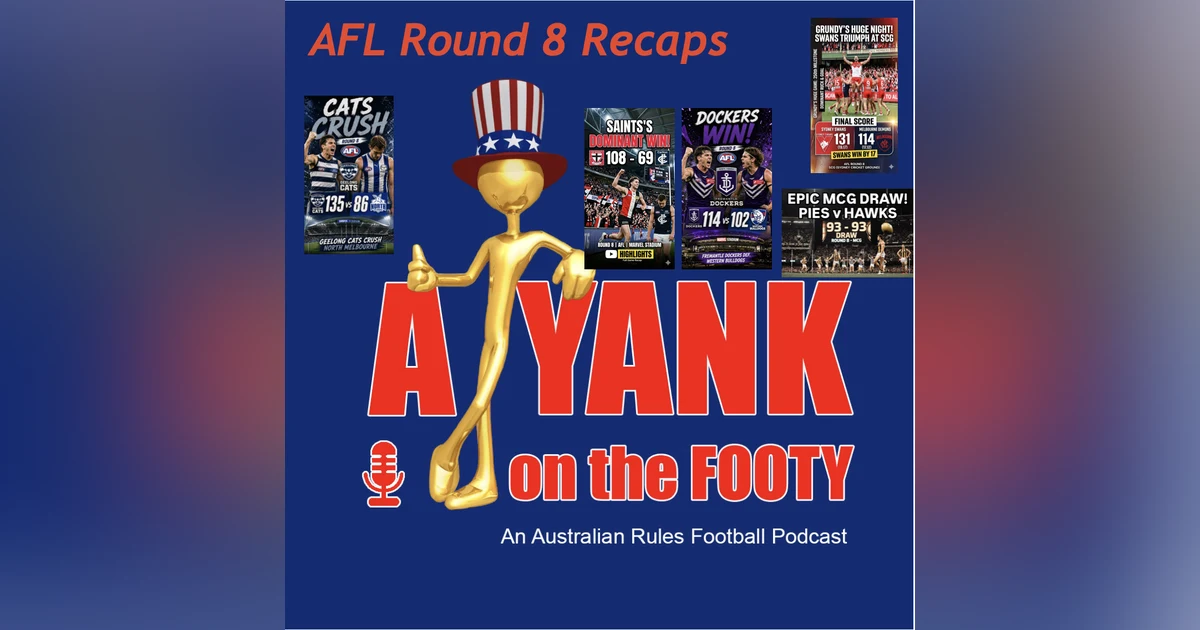 AFL Round 8 Recap clips 2026