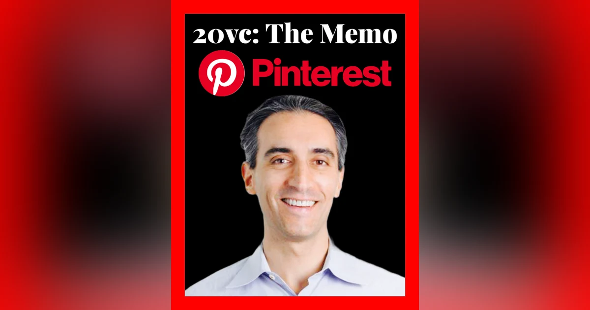 20VC: The Pinterest Memo: Bessemer's Jeremy Levine on The Secret To Success within User Generated Content Plays, Where Most Investors Make Mistakes When Analysing Consumer Social and How The Pinterest Deal Wouldn't Have Happened without a D