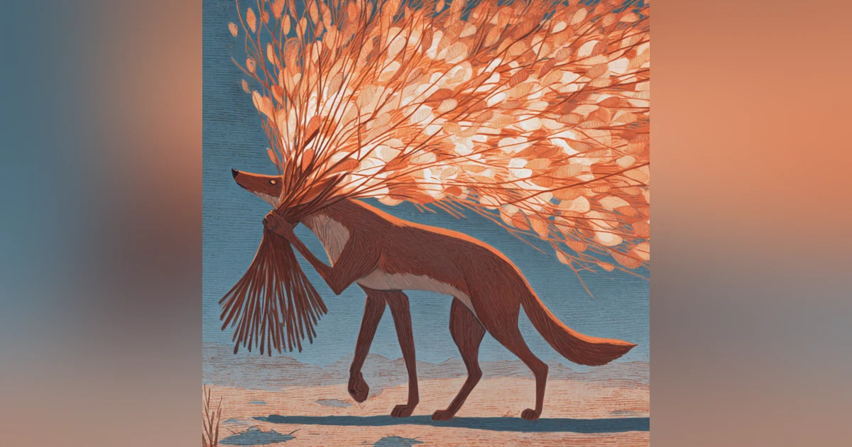 The Coyote and the Scattered Stars | 郊狼與漫天星辰 | Bilingual Story (English + Chinese) 英中雙語