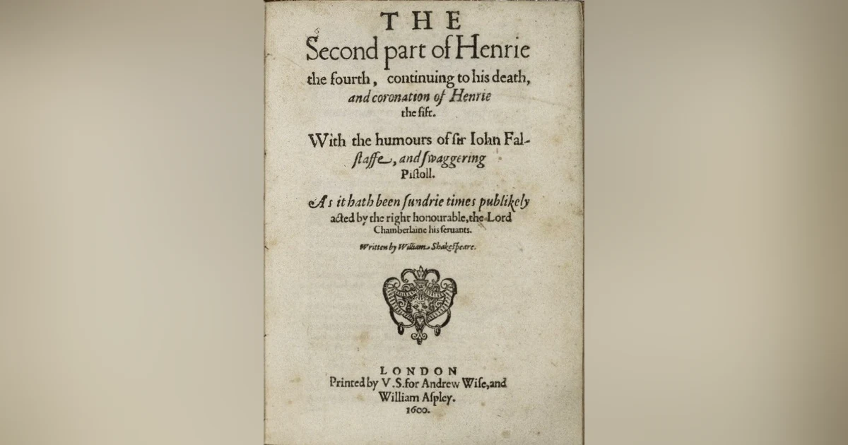 Henry IV Part 2: ‘We Have Heard the Chimes at Midnight’