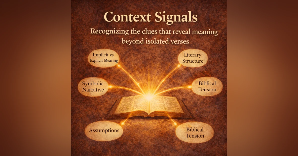 What Are Context Signals? (How to Read the Bible in Context)