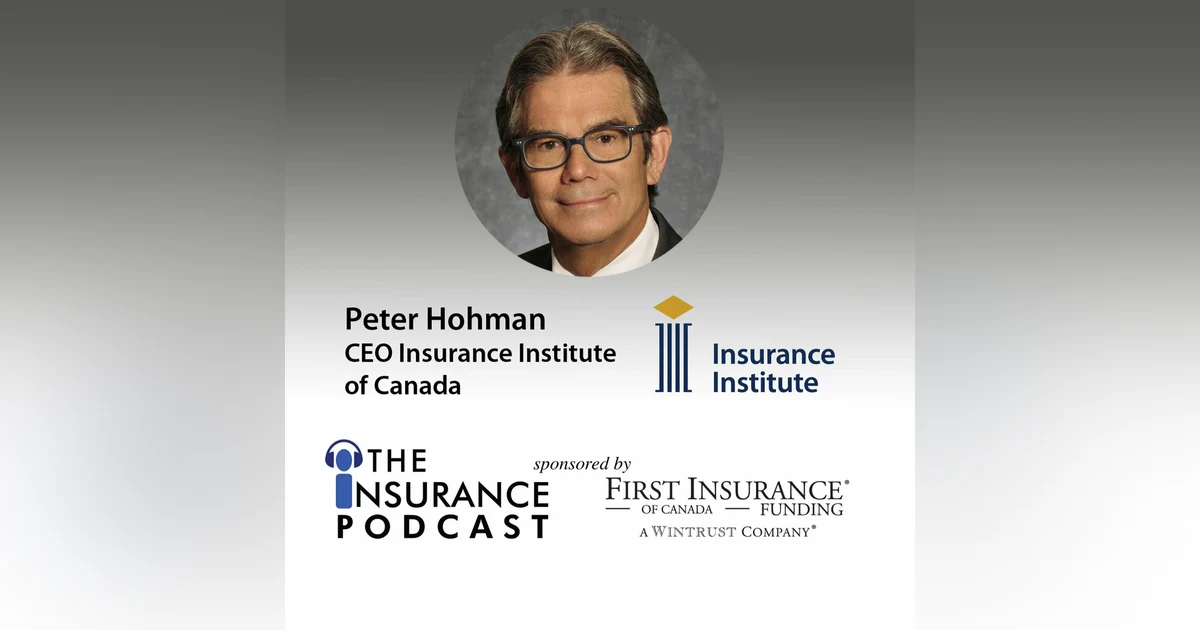 Peter Hohman CEO Insurance Institute of Canada