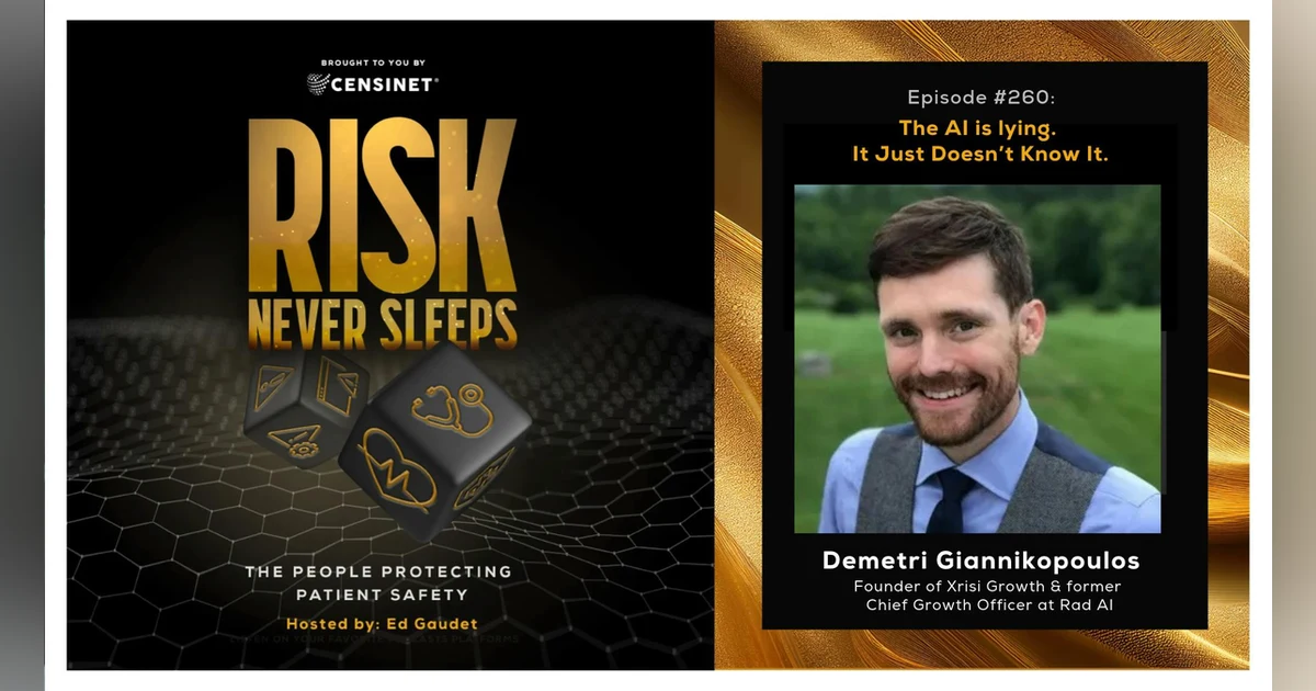 Episode #260. The AI Is Lying. It Just Doesn’t Know It, with Demetri Giannikopoulos, founder of Xrisi Growth and former Chief Growth Officer at Rad AI