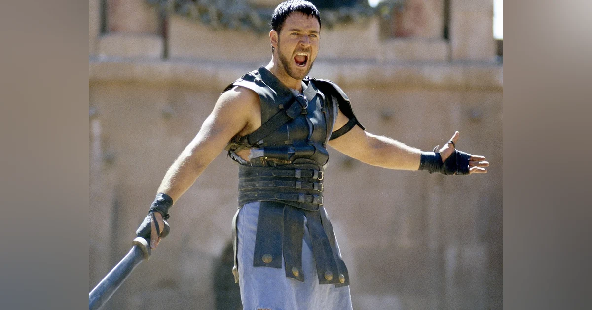 Gladiator (with author Neil Laird)