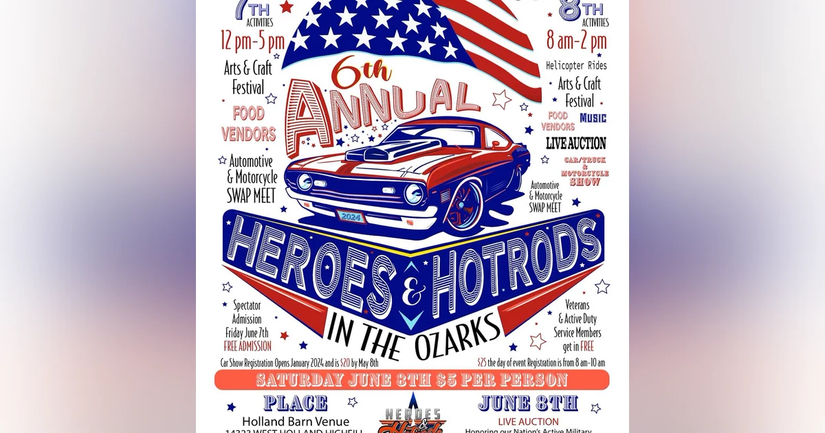 Engines, Enthusiasm, and the Community Spirit: Exploring the Heroes and Hot Rods in the Ozarks Event