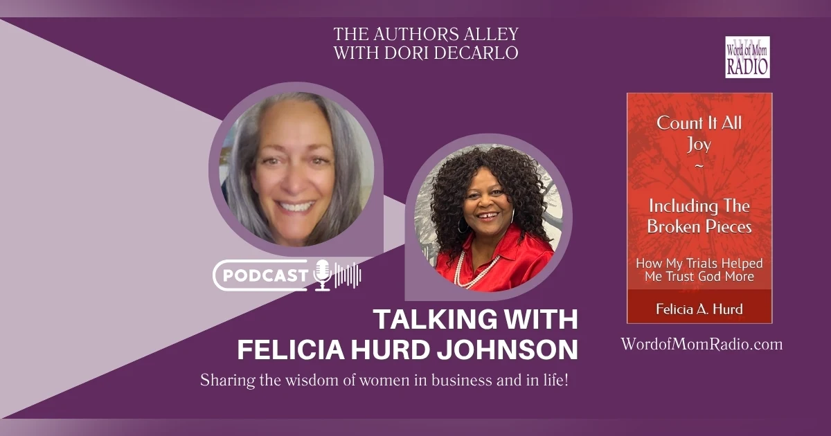 Felicia Hurd Johnson on The Authors Alley with Dori DeCarlo