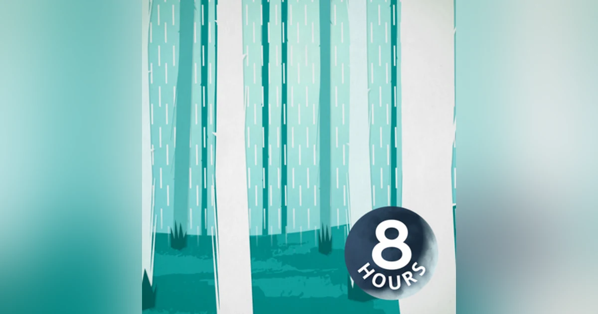 Rain in Forest Sounds 8 Hours | Sleep, Study or Relax with Rainstorm White Noise