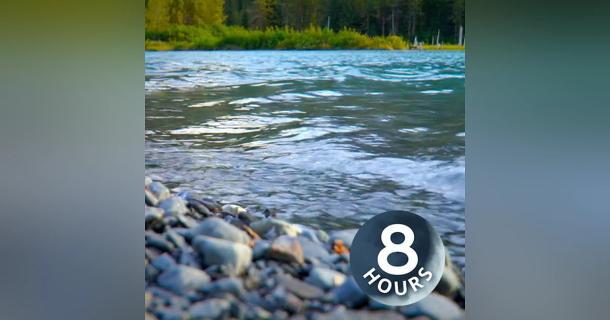 River White Noise For Relaxation 8 Hours | Nature Sounds to Help You Sleep or Study