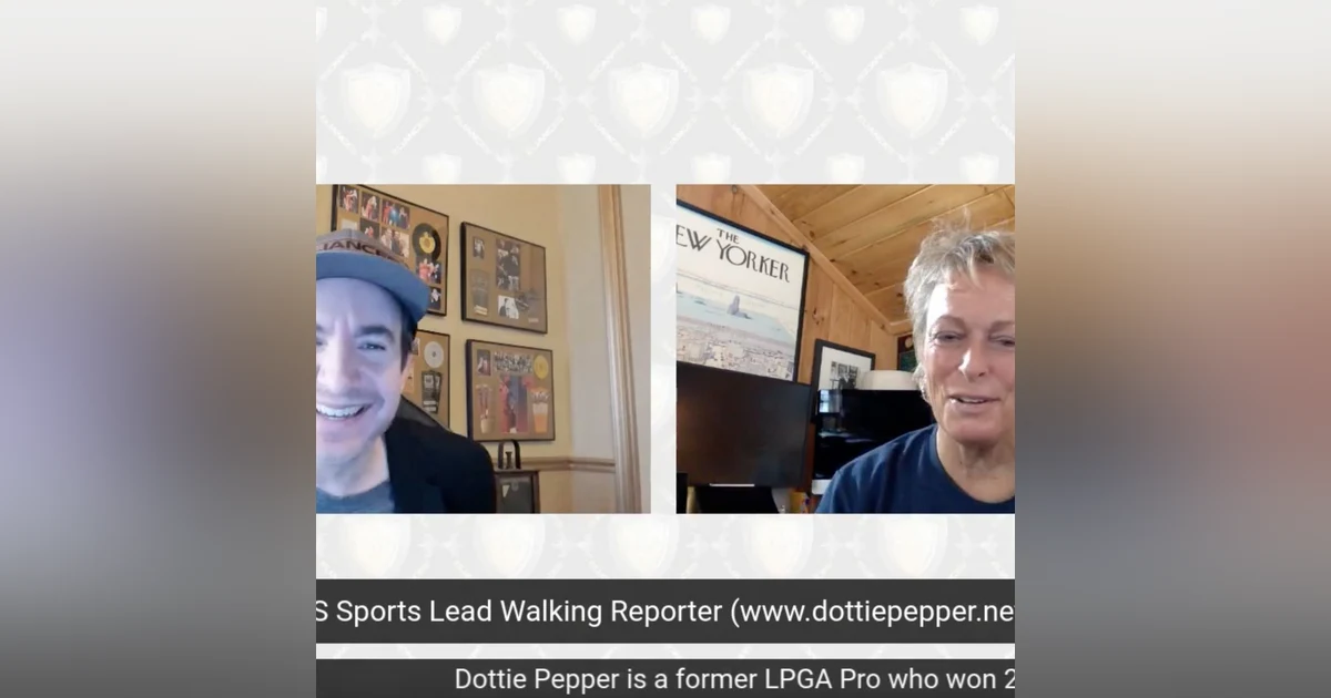Dottie Pepper, CBS Sports Lead Walking Reporter, former LPGA Pro won 2 Major Championships