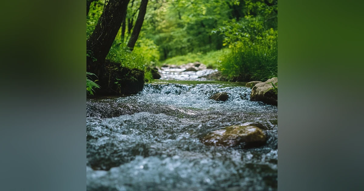 Running Stream Water Sound – Relaxing Nature Ambience