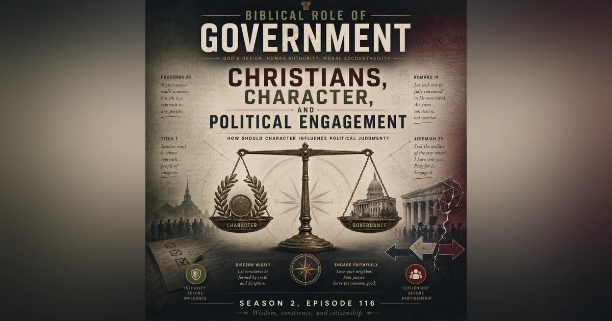 Biblical Role of Government | Christians, Character, and Political Engagement