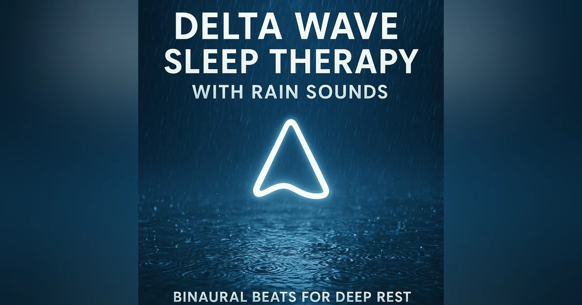 Delta Wave Sleep Therapy with Rain Sounds | Binaural Beats for Deep Rest & Stress Relief