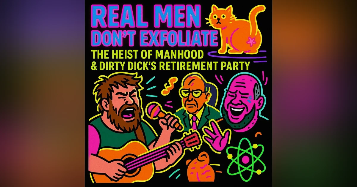 "Real Men Don’t Exfoliate: The Heist of Manhood & Dirty Dick’s Retirement Party"