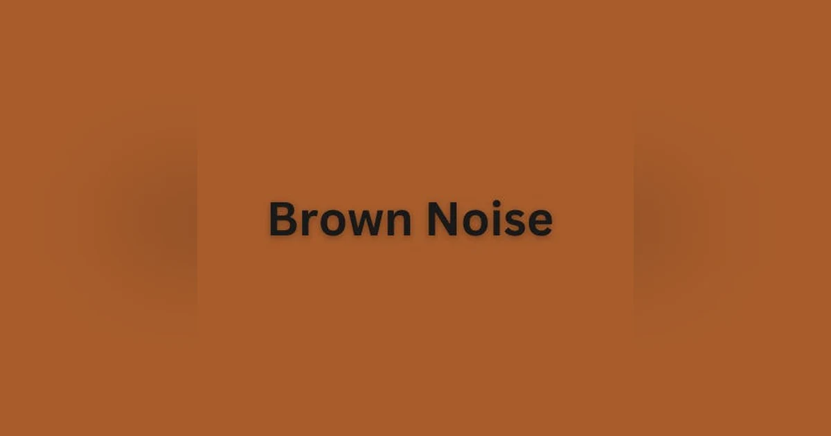 Brown Noise For Sleeping 8 Hours