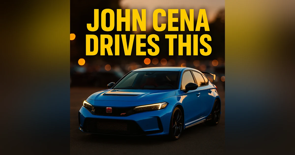 John Cena Daily Drives a Civic Type R, Our $4400 Tune Bill, and Why We'd Never Buy a Bugatti