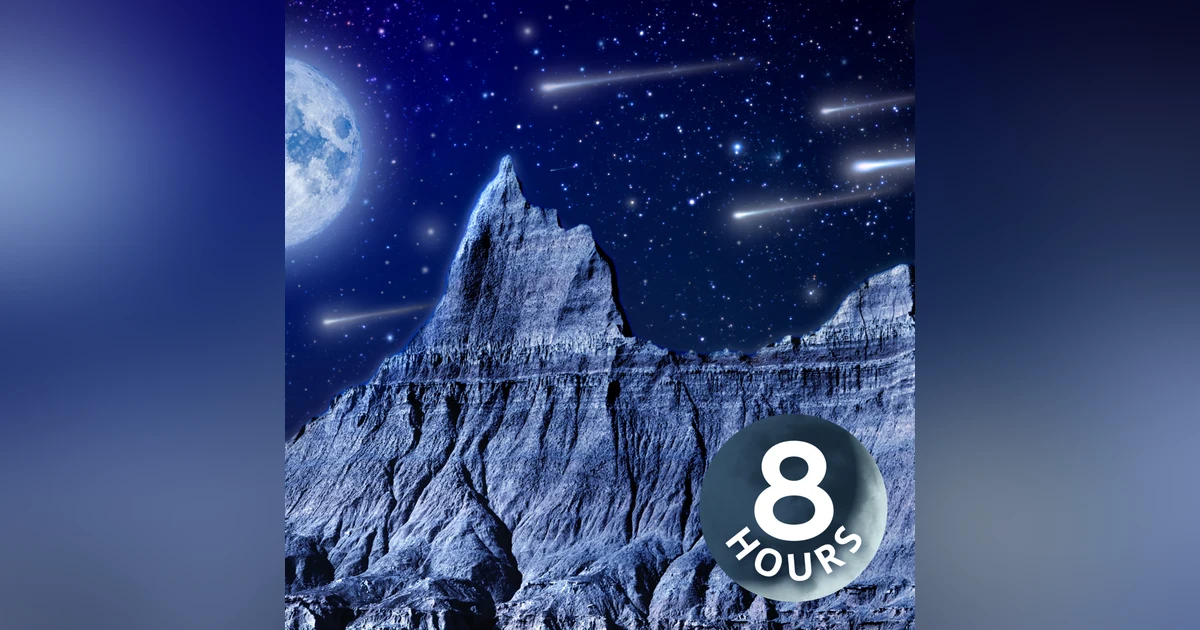 White Noise to Help You Sleep | 8 Hour Midnight Meteor Shower!