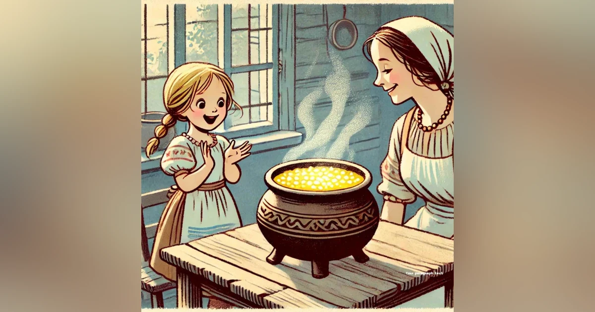神奇的砂锅 - 中英双语睡前故事 - The Magical Clay Pot - Bedtime Story in Mandarin Chinese and English