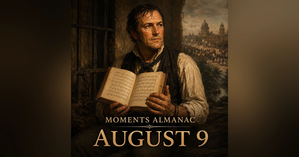 August 9 | Moments Almanac | Judson
