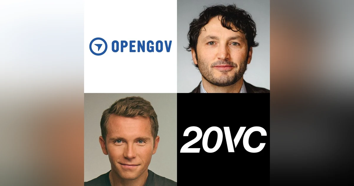 20VC: From Unsexy Startup to $1.8BN Acquisition | Why VCs and Founders are Fundamentally Misaligned | Why Valuations and Fundraising are BS | Lessons from Josh Kushner and Marc Andreesen | Zac Bookman, OpenGov