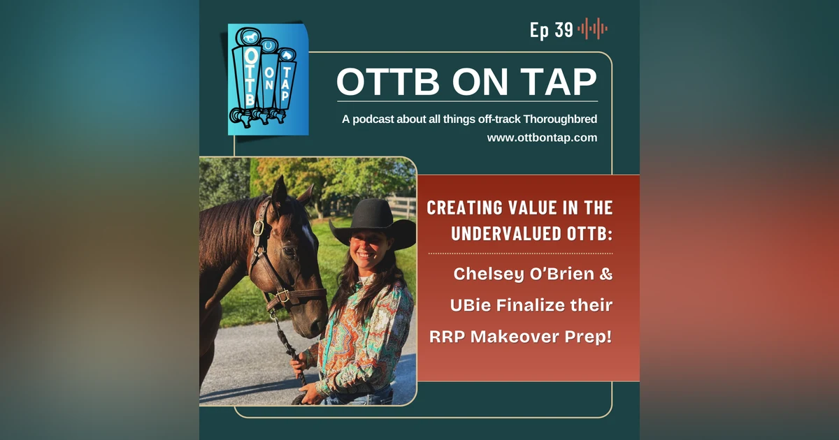 Ep 39: Creating Value in the Undervalued OTTB: Chelsey O’Brien & UBie Finalize their RRP Makeover Prep!