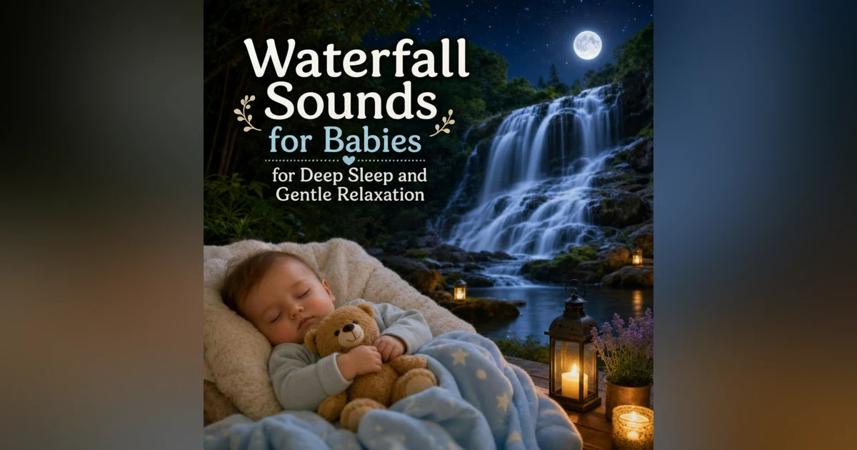 Waterfall Sounds for Babies for Deep Sleep and Gentle Relaxation