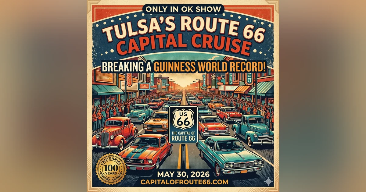 Tulsa’s Route 66 Capital Cruise: Breaking a Guinness World Record