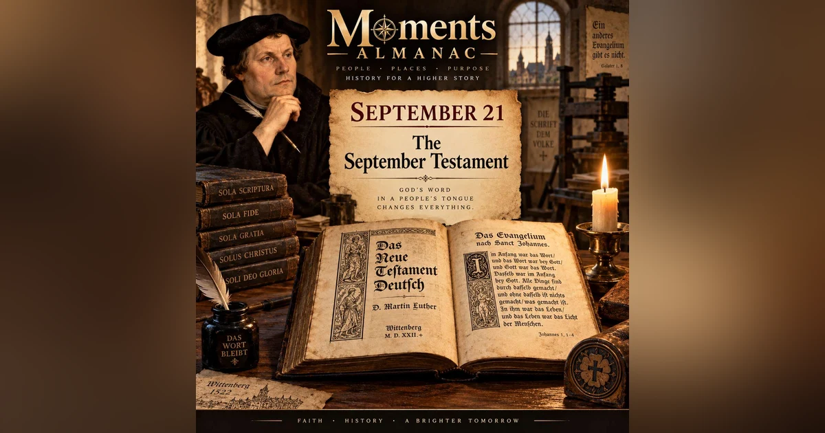 September 21 | Moments Almanac | Disguided