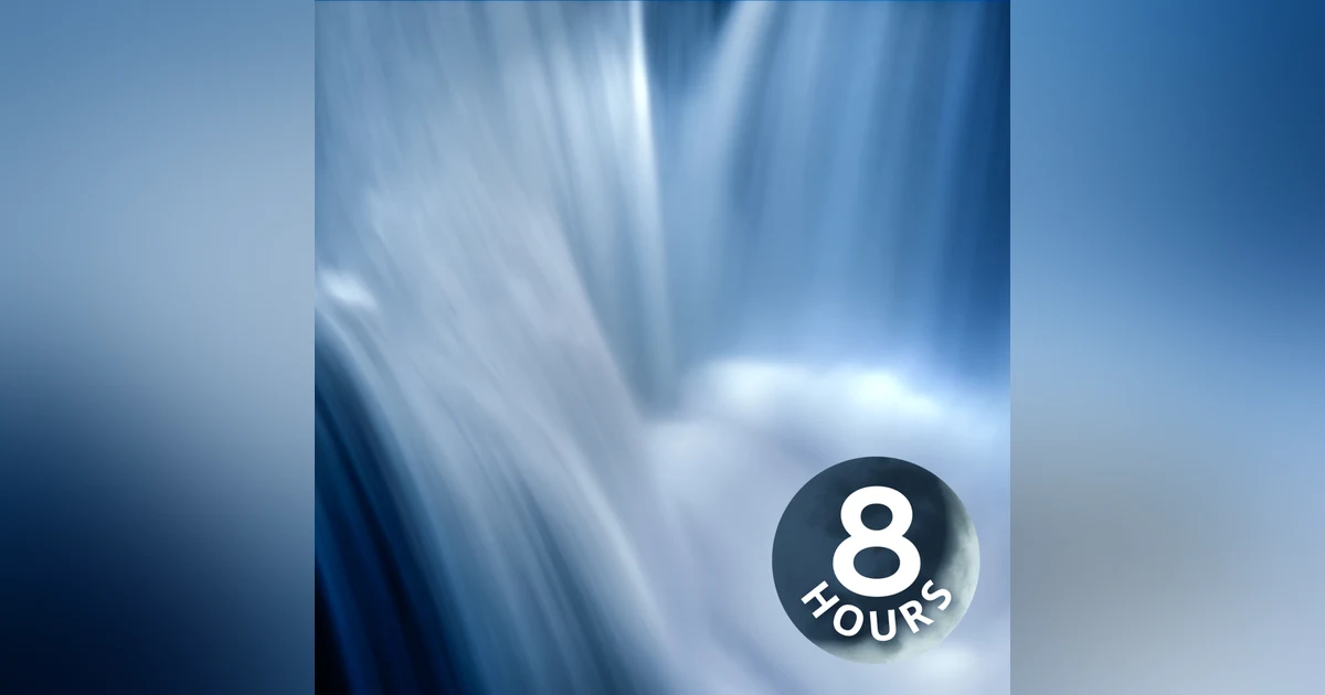 White Noise of Powerful Waterfall | Sleep with 8 Hour Relaxing Water Sounds