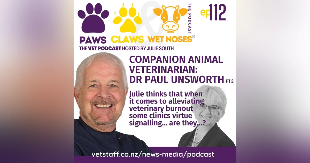 Veterinary Professionalism and Collegiality - Dr Paul Unsworth - pt 3 - ep 112