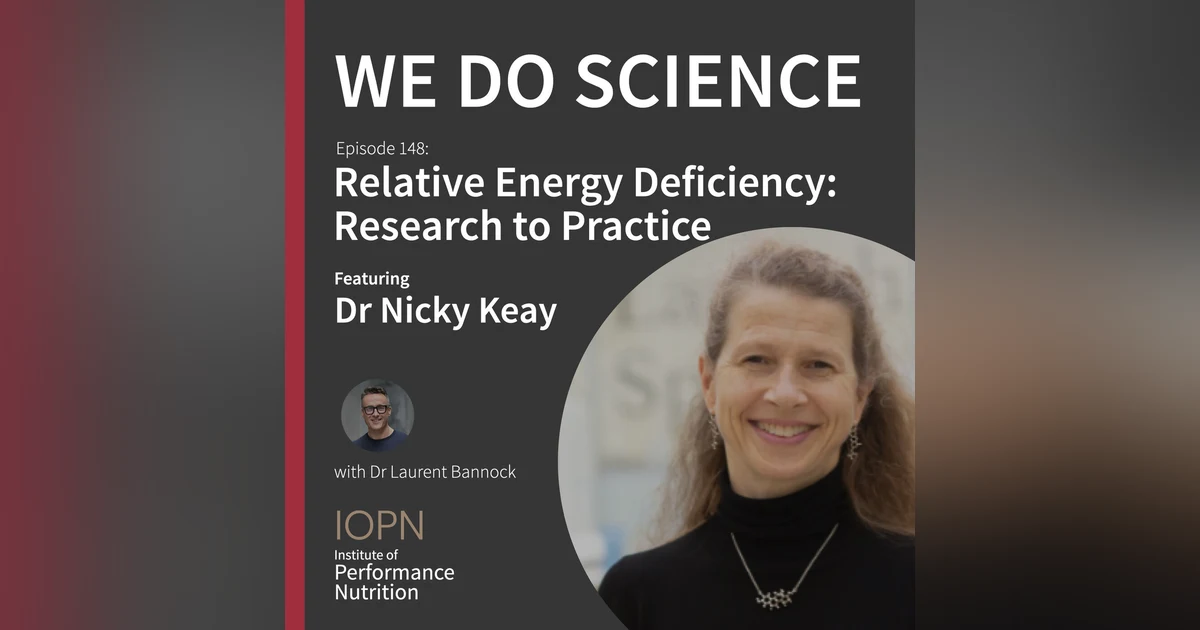 "Relative Energy Deficiency: Research to Practice" with Dr Nicky Keay