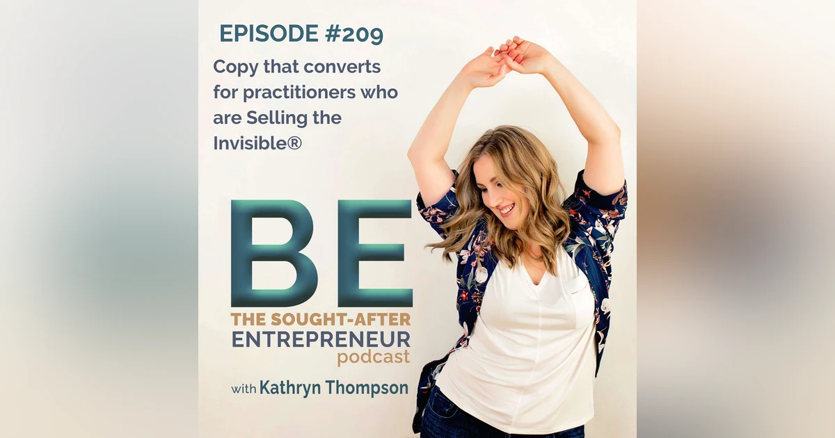 Copy that converts for practitioners who are Selling the Invisible®