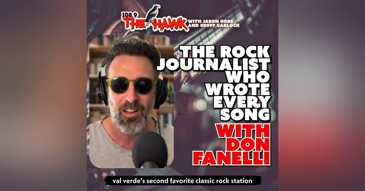 The Rock Journalist Who Wrote Every Song with Don Fanelli