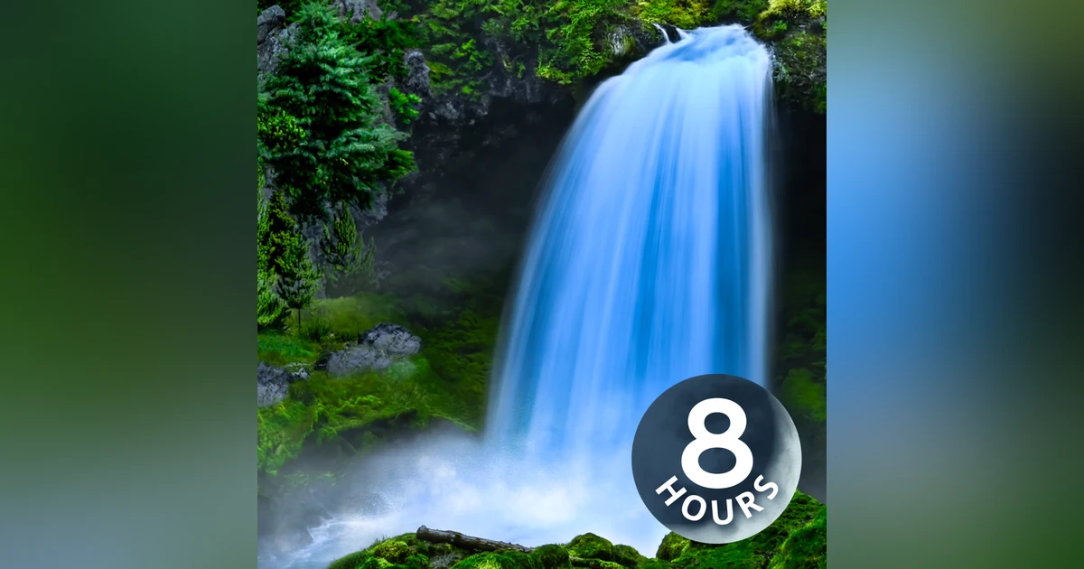 Epic Waterfall White Noise | 8 Hour Sound of a Waterfall For Sleep, Relaxation or Focus