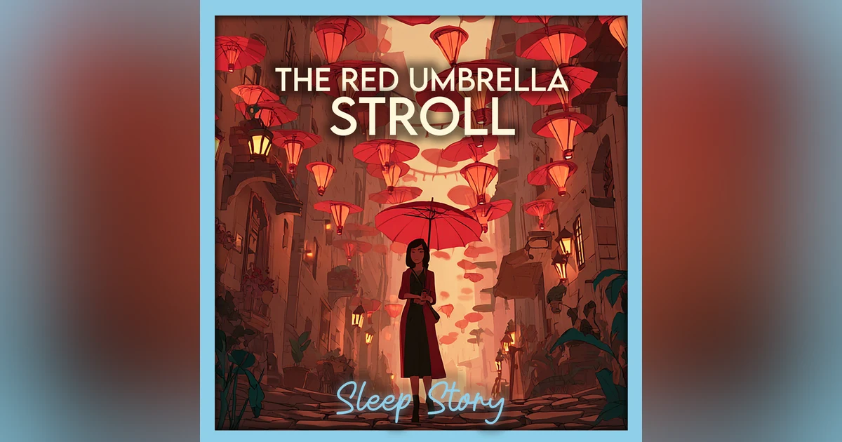 Red Umbrella in the Gentle Rain 🌧️ | Cozy Bedtime Story for Adults (Deep Sleep & Relaxing Sounds)