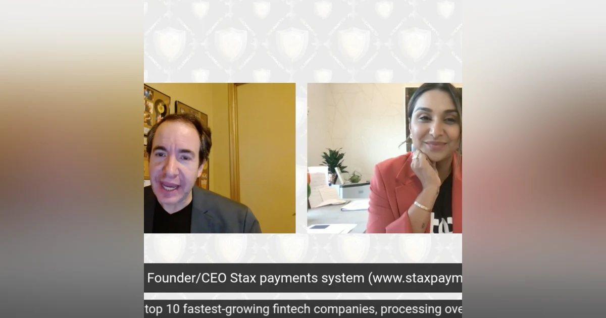 Suneera Madhani, Founder and CEO Stax system processing over 23 Billion in payments