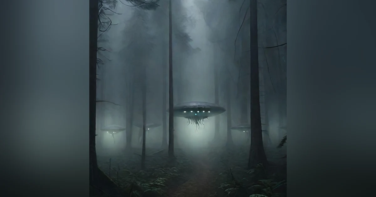 UFO Ejects Metal Over Iowa