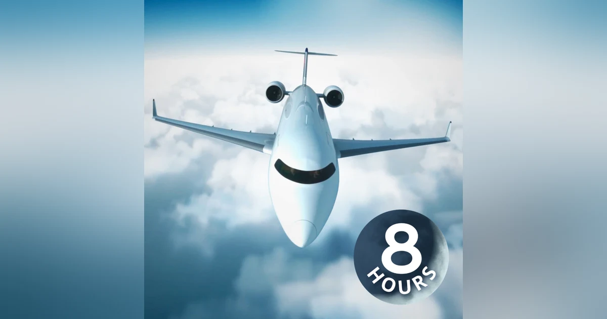 Private Jet White Noise for Sleeping 8 Hours ✈️ Airplane Sound Machine