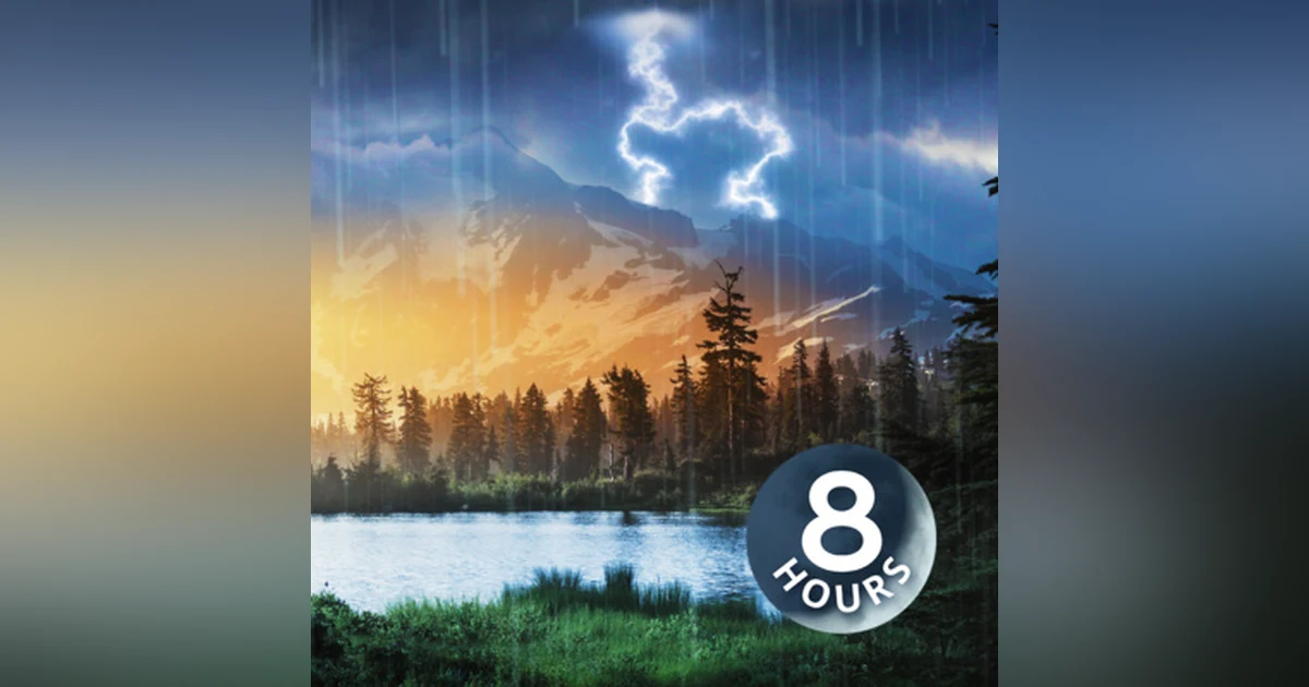 Pacific Northwest Rain & Thunder 8 Hours 🌧💧White Noise Sounds for Sleep, Studying or Relaxation