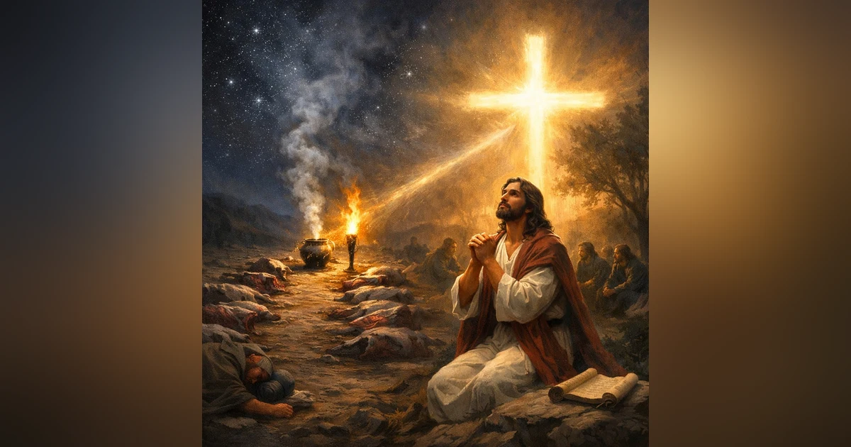 Jesus Prays for the Eleven