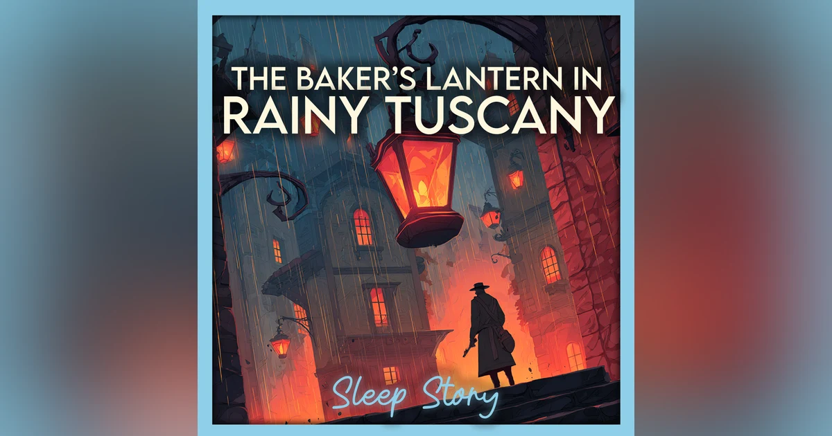 Bedtime Story for Grown Ups in Rainy Tuscany | A Cozy Sleep Tale of Bread, Lantern Light, and Mist | Soothing Narration