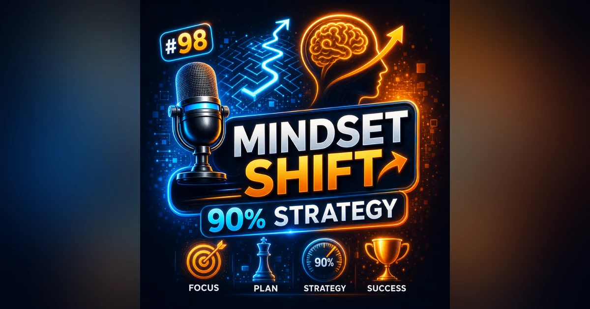 #98 The Mindset Shift – Why Success is 90% Strategy