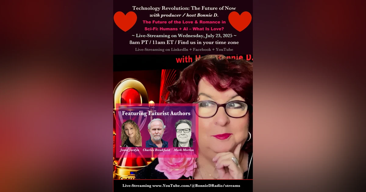 Technology Revolution: The Future of SciFi Romance + AI: Humans + Bots In Love?