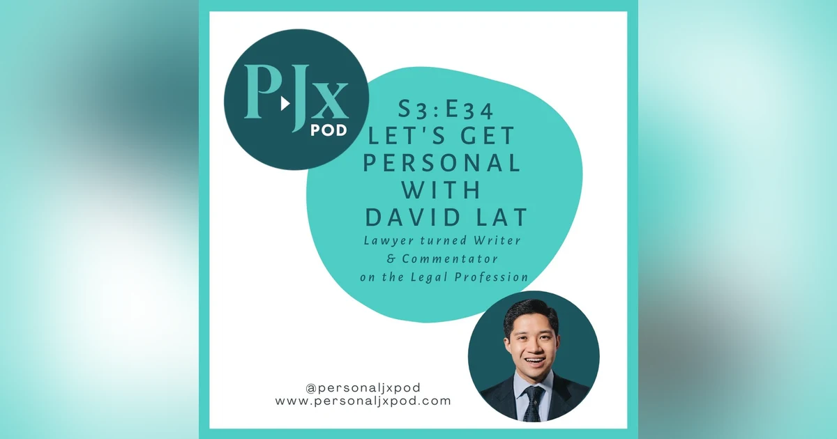 Let's Get Personal with David Lat, Lawyer turned Writer and Commentator on the Legal Profession