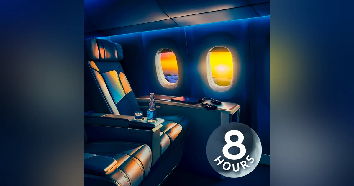 Airplane White Noise Sounds for Sleeping in First Class! | 8-Hour