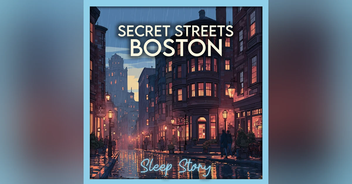 🌧️ A Rainy Night in Boston | Cozy Bedtime Story for Deep Sleep
