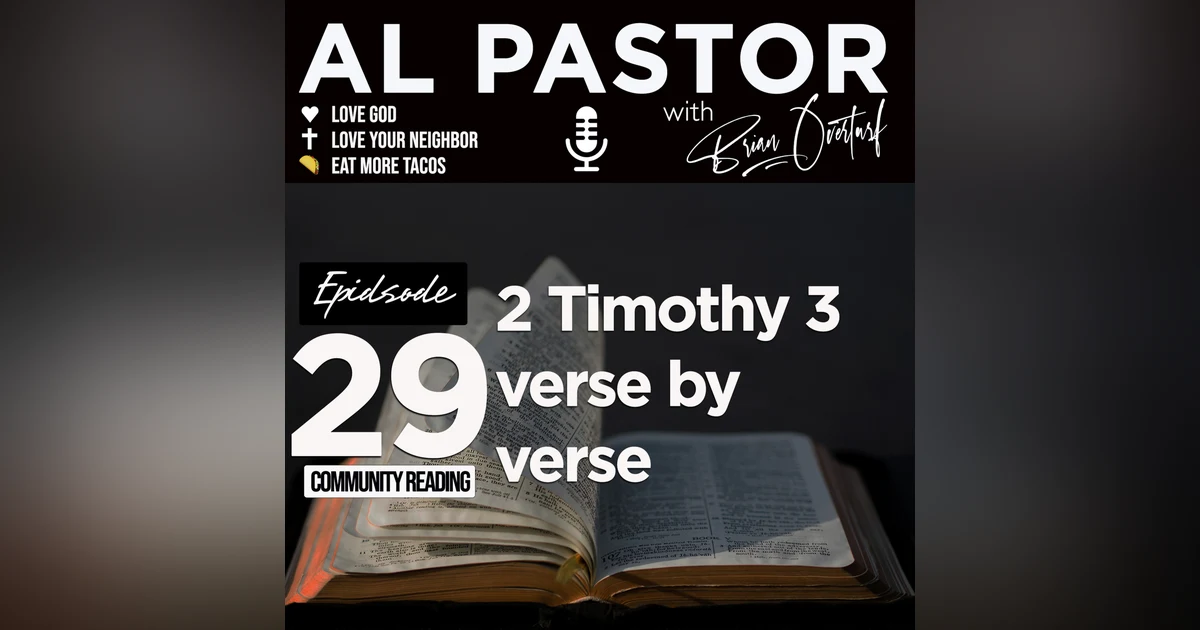 #29 - 2 Timothy 3 Verse by Verse