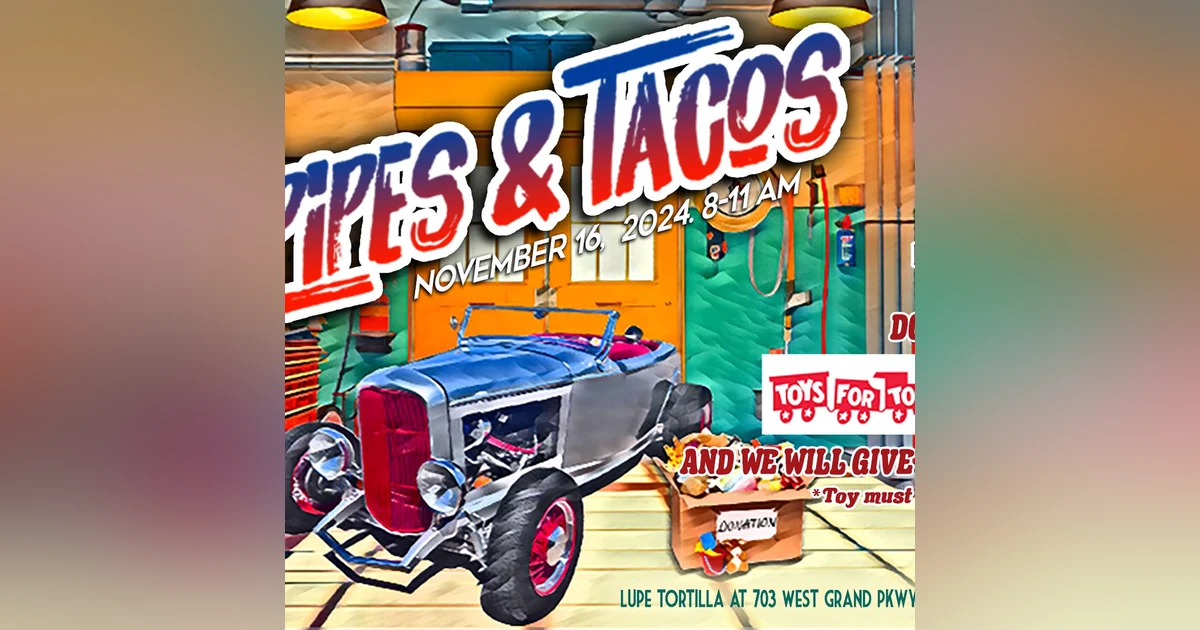 Reviving the Spirit of Car Culture: 2024 Fall Tailpipes & Tacos Toy Drive
