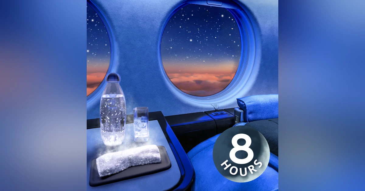Fall Asleep in Comfort Aboard Private Luxury Jet | 8 Hours