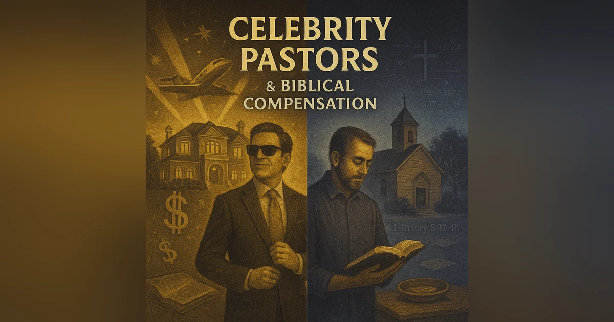 Celebrity Pastors, Paychecks, and the Purpose of Ministry