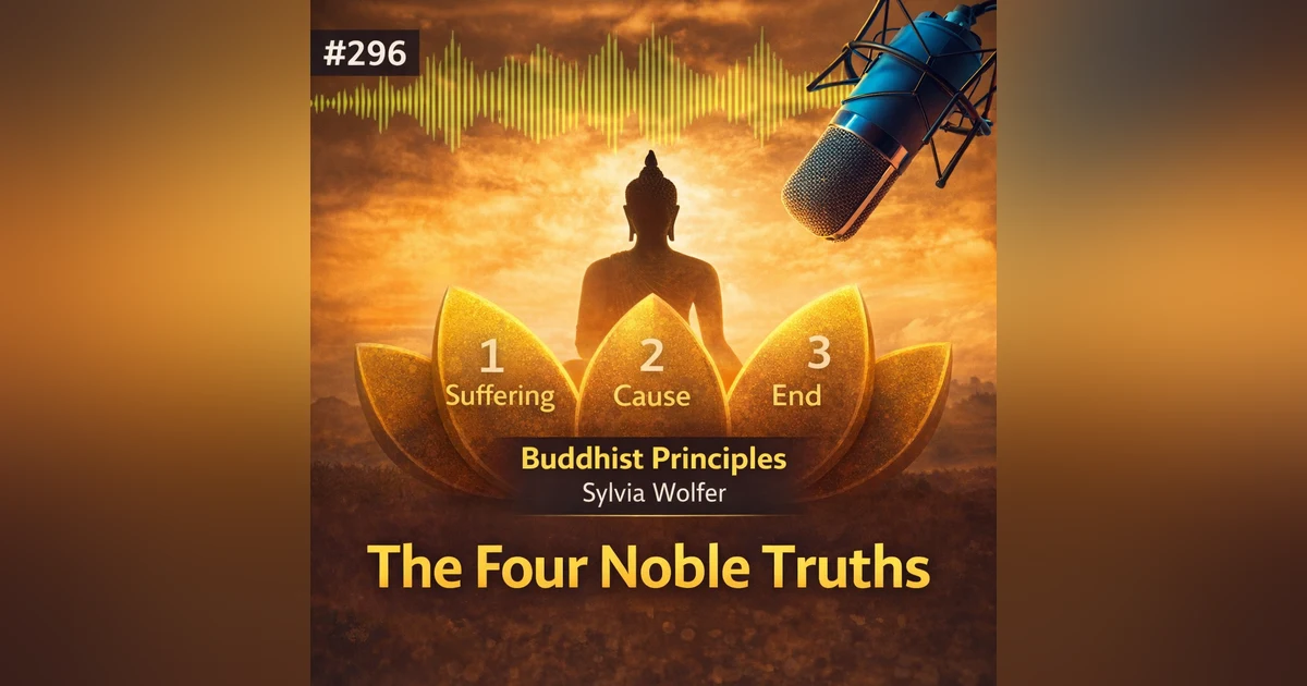 #296 The Four Noble Truths - Introduction to Buddhist Principles (Sylvia Wolfer)